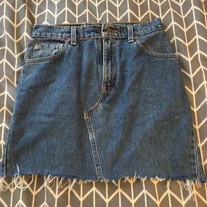 Vintage Levi denim skirt